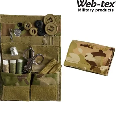 Web-tex Army S95 Sewing Kit Thread Needles Scissors Housewife Mtp Dpm Camo Pouch • £9.99