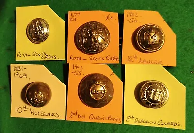 Various Cavalry Regiment Buttons • £10