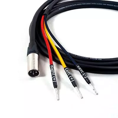 REL 3 Wire Sub Speaker Cable. Neutrik Male XLR. Subwoofer Lead • £28.26