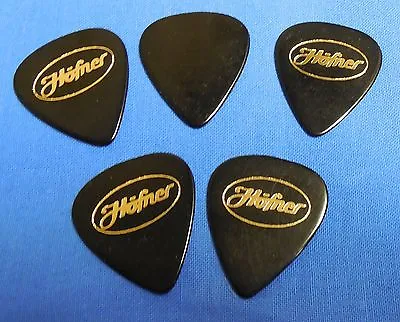 $11.50 • Buy NOS LOT OF 12EXTRA HEAVY HOFNER 351 BLACK AND GOLD GUITAR PICKS  Over 15 Yrs Old