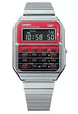 Casio Vintage Heritage Colors Digital Quartz CA-500WE-4B Unisex Calculator Watch • $55.49
