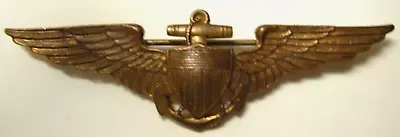 1920s 1930s US Navy / Marine Corps Pilot Wing - No Berries - PB • $245