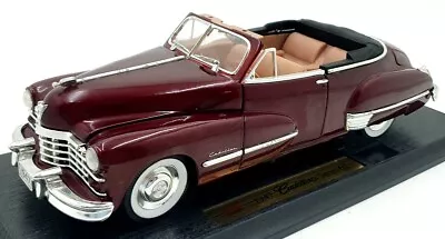 Anson 1/18 Scale Diecast 30335 - 1947 Cadillac Series 62 - Dark Met Red • £89.99