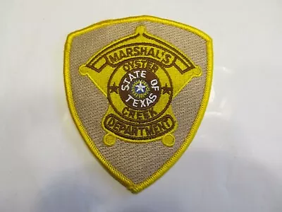 Texas Oyster Creek Marshal Patch • $1