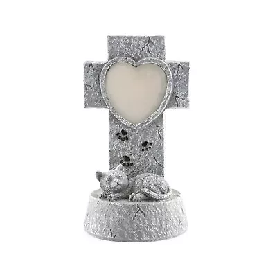 Solar LED Cat Memorial Light Garden Decor • £14.99