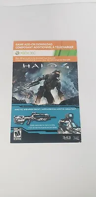 Xbox 360 Halo 4 Arctic Weapon Skin Redeem Code • $3.66