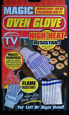 Magic Oven Glove High Heat Resistant Baking Non Slip Left Or Right Handed • £4.49