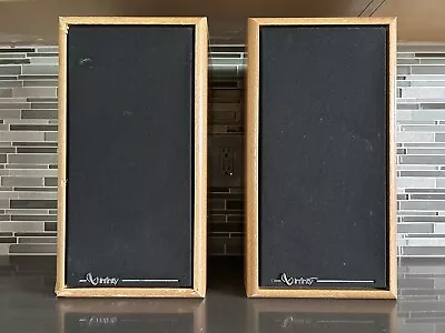 PAIR (2) Infinity RS-325 Reference Monitor Speaker 2-Way Polycell TESTED ✅ • $229