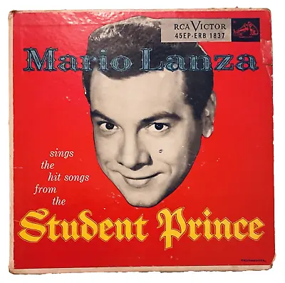 MARIO LANZA - 7  - 45 RPM Vinyl Record -  RCA Victor Red Seal ERB 1837 (1954) • $10.99