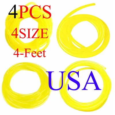 4 Sizes Fuel Line Hose Kit For Poulan Weed Eater Gas Trimmer Part Free Shipping • $9.49