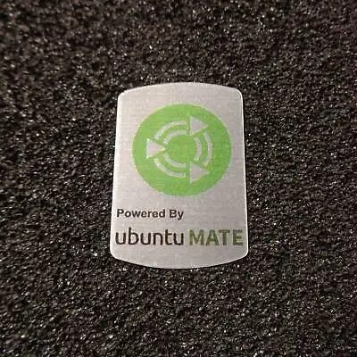 Ubuntu Mate Label / Aufkleber / Sticker / Badge / Logo 19cm X 28cm [529] • $1.99