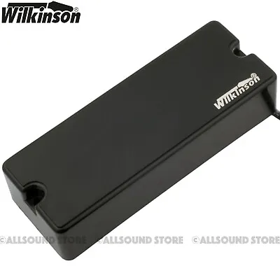 Wilkinson Mwjh 4 5 Or 6 String Soapbar Passive Bass Humbucker Pickup - Black - • $36.98