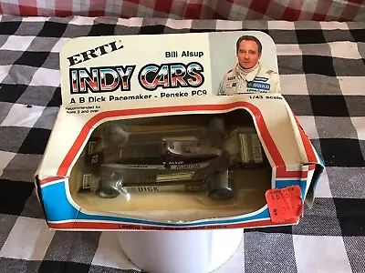 ERTL 1:43 SCALE DIE CAST Bill ALSUP INDY CAR AB DICK PACEMAKER #12 PENSKE PC9 • $2.50