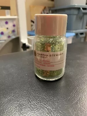 Martha Stewart Olivine Tinsel Glitter 1 Oz #37 • $9.41