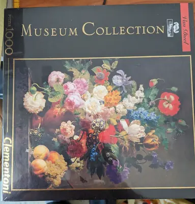  Clementoni Museum Collection Louvre Van Dael (Flowers) 1000 Piece Puzzle - NEW • $25.42