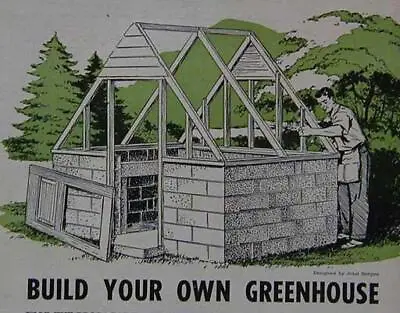 6x8 Greenhouse How-To Build PLANS Block & Sash Construct • £7.71