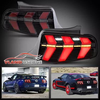 VLAND Full LED Tail Lights For Ford Mustang 2010-2012 W/Sequential Signal LH+RH • $287