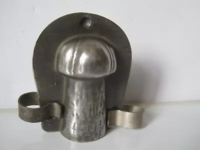 Vintage Tin Two Piece Chocolate Mould With Clips - Champagne Bottle Cork  #5627 • £25