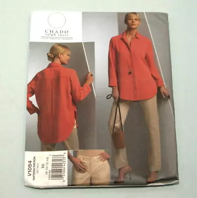 Vogue Pattern Service V1054 - Size BB 8-10-12-14 - Chado Ralph Rucci  • $14.95