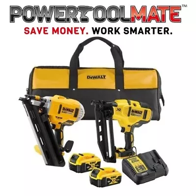 £699.99 • Buy Dewalt DCK2046P2 18V Brushless Twin Nailer Kit 2 X 5.0Ah Batts & Charger Pack