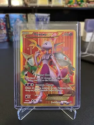 Mewtwo EX 164/162 Full Art Secret Rare Pokémon Breakthrough LP • $33.25