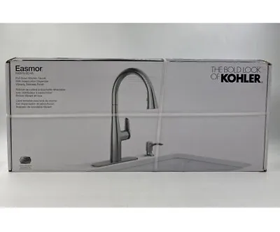 KOHLER Pull Down Sprayer Kitchen Faucet Easy-to-Clean Metal Vibrant Stainless • $75