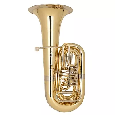 Miraphone 186 4U 4 Valve 4 4 BBb Tuba 186 4V Brass 4 Valve Nickel Silver Slides • $10185