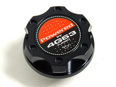 Black Billet Cnc Racing Engine Oil Filler Cap Mitsubishi Eclipse Evo 4g63 • $24.95