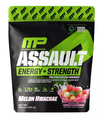 MusclePharm Assault Energy & Strength Pre Workout - 30 Servings Melon Hwachae • $34.99