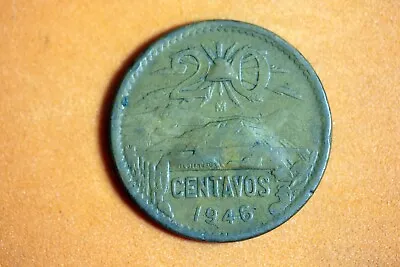 ESTATE FIND 1946 - Mexico 20 Centavos! #N01996 • $4