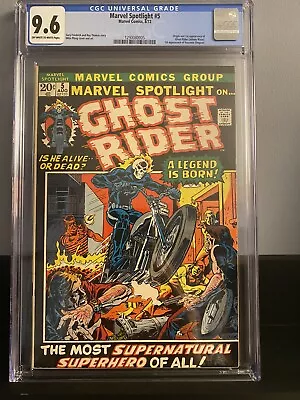 Marvel Spotlight #5 Cgc 9.6 1st Ghost Rider Johnny Blaze Mcu Grail - Key! Hot! • $41000