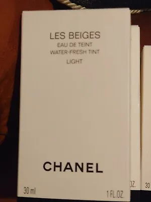 £27 • Buy CHANEL LES BEIGES Water-Fresh Light Tint  158.810, 30ml Foundation With Brush
