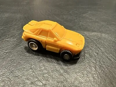 Transformers G1 Original Vintage Mini Spy Yellow Porsche Decepticon No Rub Sign • $24.99