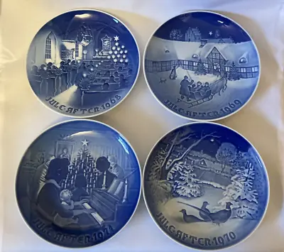 B & G Bing & Grondahl Copenhagen Christmas Plate 1968 1969 1970 1971 Denmark • $12.50