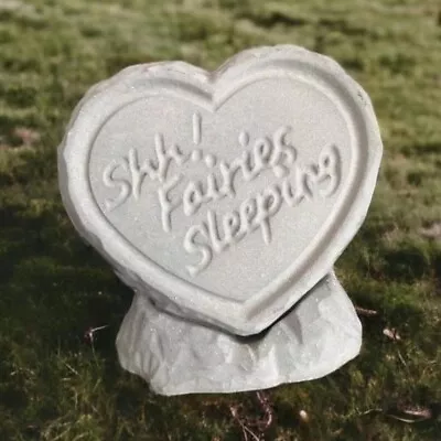 Shh! Fairies Sleeping Magical Weather-Resistant Stone Ornamental Decoration • £10.99