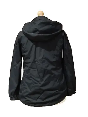 PETER STORM LADIES RAIN JACKET COAT Size 8 BLACK MAC RAINMACK RAINMAC RAIN-MAC • £7.99