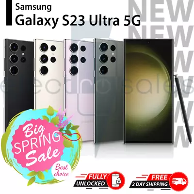 New Samsung Galaxy S23 Ultra Unlocked🔓 5g  Sm-s918u1  All Colors & Memory • $989.99