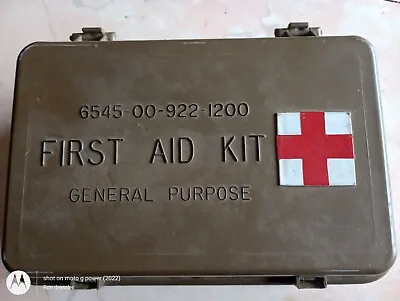 Vintage EMPTY US First Aid Kit General Purpose 6545-00-922-1200 • $9.50