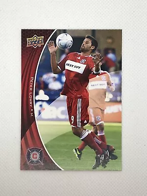 2010 Upper Deck MLS | #6 Peter Lowry Chicago Fire FC | Base - Fresh! • $2