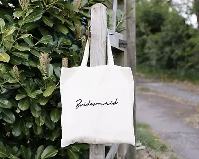 £10.99 • Buy Bridesmaid Tote Bag Hen Party Gift Wedding Best Friend Sister Keepsake Present
