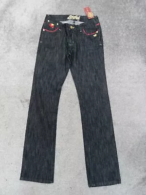 Ecko Red Womens Denim Jeans Slim Stretch UK Size 6 Waist 28 Leg 33 • £9.14