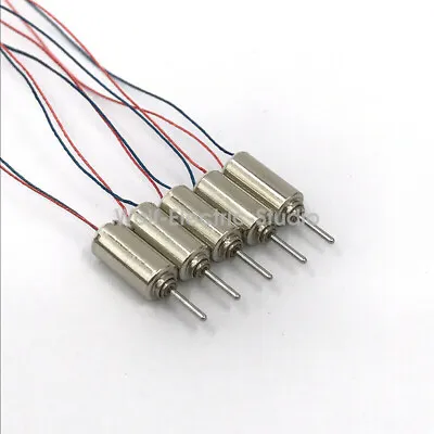 5PCS 0408 4mm*8mm DC 3V 55000RPM Ultra-high Speed Micro Mini Tiny Coreless Motor • $4.42