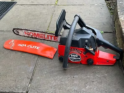 Homelite 250 Vintage Petrol Chainsaw • £50