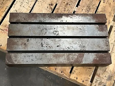 28  X 14  Steel Weld 3 T-Slot Table Cast Iron Layout Plate Fixture • $400