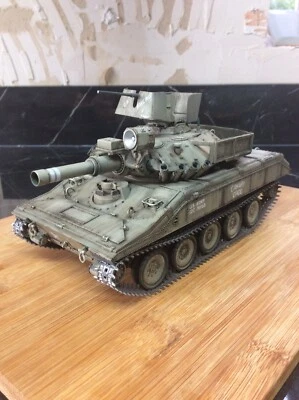 £70 • Buy 1/35 US M551 Sheridan Vietnam 1969 Model Tank Kit Built And Painted