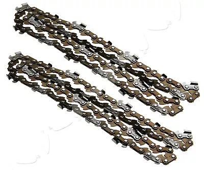 2PCS 3/8 Pitch 14  Steel 50 LINKS Chainsaw For STIHL MS180 McCULLOCH 335 338 • £11.29