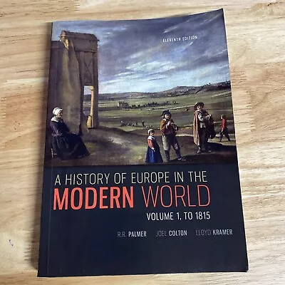 A History Of Europe In The Modern World Volume 1 • $70