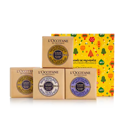 L'occitane En Provence Soaps Collections Quartet Body Care Extra Gentle Soaps  • $34.99