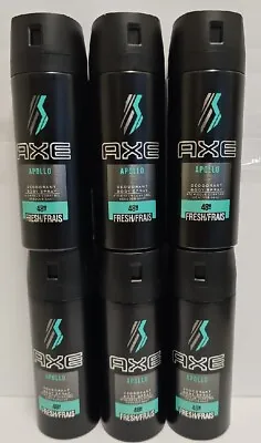 £17.89 • Buy LYNX / AXE   Deodorant Body Spray. Apollo. 48 Hour Fresh - 6 X 150ml   RARE