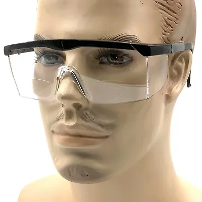 Bifocal Chemistry Lab PROTECTIVE SIDE COVER Eye Goggles Safety Glasses ANZI 87.1 • $11.99